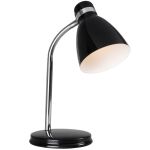 Nordlux Lampada Da Tavolo Cyclone Metallo Nero | Adatto per 1x E14