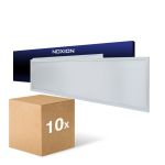 Confezione Multipack 10x Noxion Pannello A LED Ecowhite V4.0 28W 3360lm - 830-840-865 CCT | 120x30cm