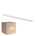 Confezione Multipack 4x Noxion Reglette LED Batline V2.0 8W 990lm - 830-865 CCT | 60cm