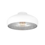 Eglo Luce da soffitto Mogano Bianca, Argento | Adatto per E27