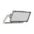 Ledvance Proiettore LED Max Radial 45 Aluminium Grigio 600W 76400lm 45d - 830 Luce Calda -  | IP66 - Simmetrico