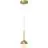 Nordlux Contina Luce Pendente Metallo Ottone | Adatto per 1x G9