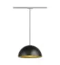 SLV Luce A Binario Luce Pendente Forchini M 40 1-Fase Acciaio Grigio | Adatto per 1x E27 