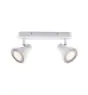 Nordlux Eik 2 Faretti Metallo Bianca | Adatto per 2x GU10