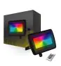 Bright Choice Proiettore LED Aluminium Nero 20W 2000lm 90D - RGBW | IP65 