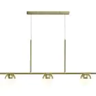 Nordlux Contina Luce Pendente Metallo 3-Faretti Ottone | Adatto per 3x G9